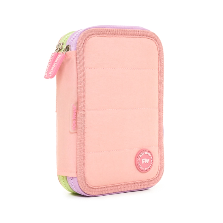 Cartuchera 2 Pisos FW 2026 Fun World Candy Rosa Art.202175